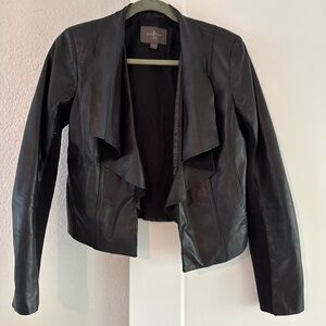 Cole Haan Black Leather Jacket